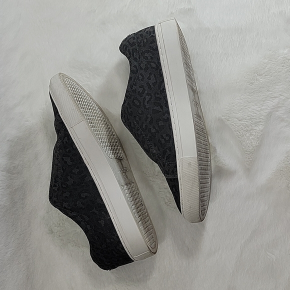 J/Slides Luv Leopard-print Suede Sneakers In Grey Leopard - Picture 2 of 7